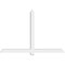 Ekena Millwork Eugene Architectural Grade PVC Gable Bracket, 72"W x 48"H x 4"D x 4"F, 16/12 Pitch GBP072X48X0404EUG00 - alternate 4